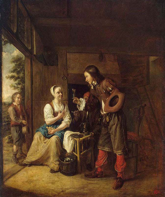 Man Offering a Glass of Wine